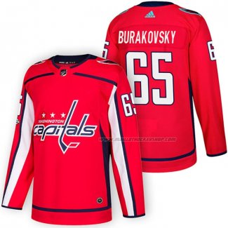 Maillot Hockey Washington Capitals Andre Burakovsky Authentique Domicile 2018 Rouge