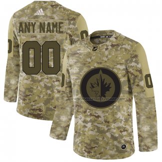 Maillot Hockey Winnipeg Jets 2019 Salute To Service Personnalise Camouflage