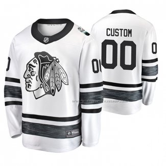 Maillot Hockey 2019 All Star Chicago Blackhawks Personnalise Blanc