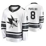 Maillot Hockey 2019 All Star San Jose Sharks Joe Pavelski Blanc