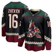 Maillot Hockey Arizona Coyotes Jason Zucker Domicile Breakaway Noir