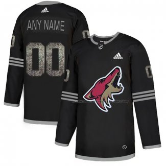 Maillot Hockey Arizona Coyotes Personnalise Black Shadow Noir