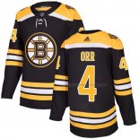 Maillot Hockey Boston Bruins Bobby Orr Domicile Authentique Stitched Noir