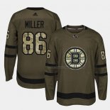 Maillot Hockey Boston Bruins Kevan Miller 2018 Salute To Service Vert Militar