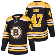 Maillot Hockey Boston Bruins Torey Krug Domicile Authentique 2018 Noir