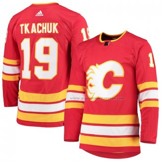 Maillot Hockey Calgary Flames Matthew Tkachuk Domicile Authentique Rouge