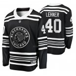 Maillot Hockey Chicago Blackhawks Robin Lehner Premier Alterner Noir