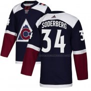 Maillot Hockey Colorado Avalanche Carl Soderberg Alterner Authentique Bleu