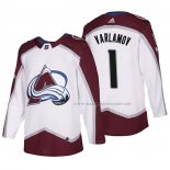 Maillot Hockey Colorado Avalanche Semyon Varlamov 2018 Blanc