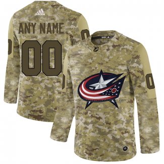 Maillot Hockey Columbus Blue Jackets Personnalise 2019 Camouflage