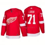 Maillot Hockey Detroit Red Wings Dylan Larkin New Outfitted 2018 Rouge