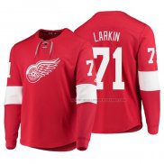 Maillot Hockey Detroit Red Wings Dylan Larkin Platinum Rouge