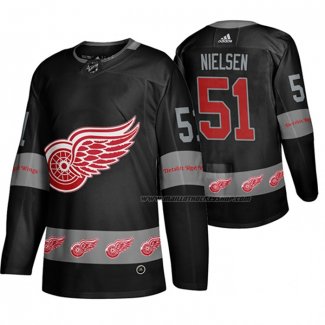 Maillot Hockey Detroit Red Wings Frans Nielsen Breakaway Noir