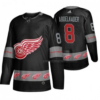 Maillot Hockey Detroit Red Wings Justin Abdelkader Breakaway Noir