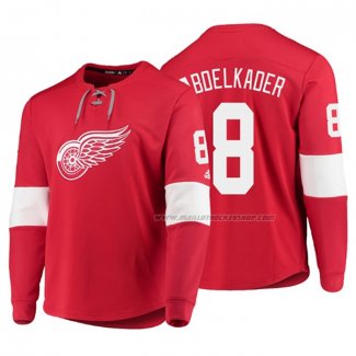 Maillot Hockey Detroit Red Wings Justin Abdelkader Platinum Rouge