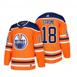 Maillot Hockey Edmonton Oilers Ryan Strome Authentique Domicile 2018 Orange