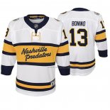 Maillot Hockey Enfant Nashville Predators Nick Bonino Replica Joueur 2020 Winter Classic Blanc