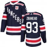 Maillot Hockey Enfant New York Rangers Mika Zibanejad Authentique 2018 Winter Classic Bleu