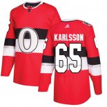 Maillot Hockey Enfant Ottawa Senators Erik Karlsson Authentique 2017 100 Classic Rouge