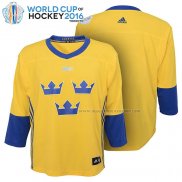 Maillot Hockey Enfant Suecia 2016 World Cup Jaune