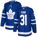 Maillot Hockey Enfant Toronto Maple Leafs Grant Fuhr Domicile Authentique Bleu