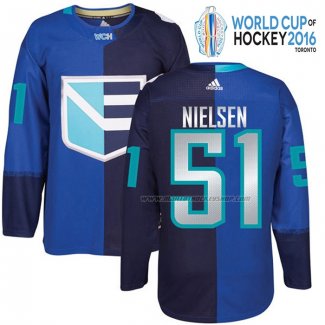 Maillot Hockey Europa Frans Nielsen Premier 2016 World Cup Bleu