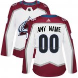 Maillot Hockey Femme Colorado Avalanche Personnalise Blanc