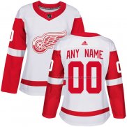 Maillot Hockey Femme Detroit Red Wings Personnalise Exterieur Blanc