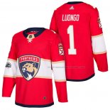 Maillot Hockey Florida Panthers Roberto Luongo Authentique Domicile 2018 Rouge