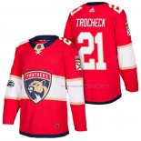 Maillot Hockey Florida Panthers Vincent Trocheck Authentique Domicile 2018 Rouge