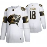 Maillot Hockey Golden Edition Columbus Blue Jackets Pierre Luc Dubois Authentique Blanc