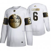 Maillot Hockey Golden Edition Edmonton Oilers Adam Larsson Limited Blanc