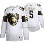 Maillot Hockey Golden Edition Florida Panthers Aaron Ekblad Authentique Blanc