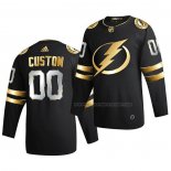 Maillot Hockey Golden Edition Tampa Bay Lightning Personnalise Limited Authentique 2020-21 Noir