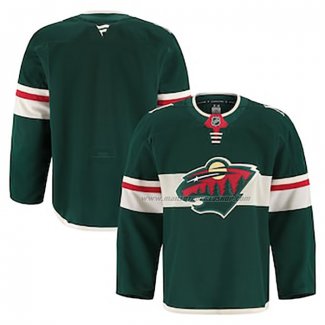 Maillot Hockey Minnesota Wild Domicile Autentico Pro Vert