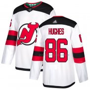 Maillot Hockey New Jersey Devils Jack Hughes Road Authentique Blanc