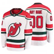 Maillot Hockey New Jersey Devils Personnalise Alterner Breakaway Blanc