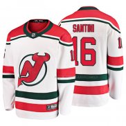 Maillot Hockey New Jersey Devils Steven Santini Alterner Breakaway Blanc