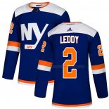 Maillot Hockey New York Islanders Nick Leddy Authentique Alterner Bleu