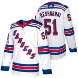 Maillot Hockey New York Rangers David Desharnais Authentique Exterieur 2018 Blanc