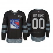 Maillot Hockey New York Rangers Personnalise Noir