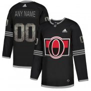 Maillot Hockey Ottawa Senators Personnalise Black Shadow Noir