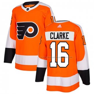 Maillot Hockey Philadelphia Flyers Bobby Clarke Domicile Authentique Orange