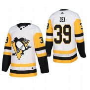 Maillot Hockey Pittsburgh Penguins Jean Sebastien Dea Exterieur Authentique Joueur Blanc