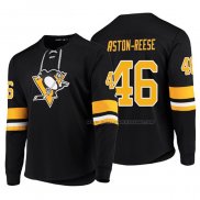 Maillot Hockey Pittsburgh Penguins Zach Aston Reese Platinum Noir