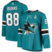 Maillot Hockey San Jose Sharks Brent Burns Domicile Authentique Vert