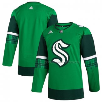 Maillot Hockey Seattle Kraken 2023 St. Patrick's Day Authentique Vert