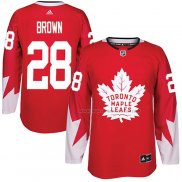 Maillot Hockey Toronto Maple Leafs Connor Brown Canada Authentique Rouge