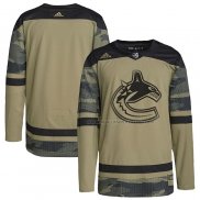 Maillot Hockey Vancouver Canucks Logo Military Appreciation Team Authentique Practice Camouflage