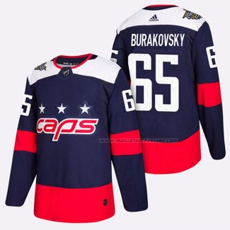 Maillot Hockey Washington Capitals Andre Burakovsky 2018 Stadium Series Bleu